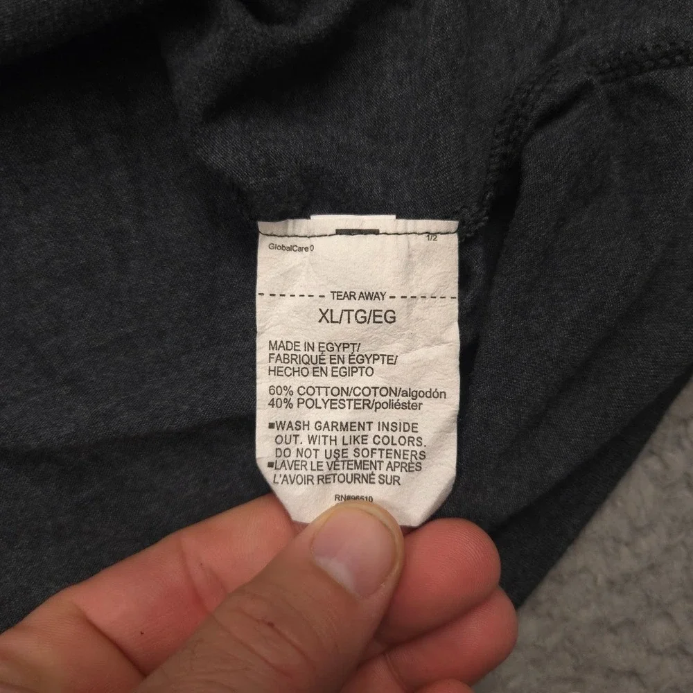 Under Armour T Shirt Loose Fit Cotton Blend Mens XL Charcoal Baseball Bubblegum